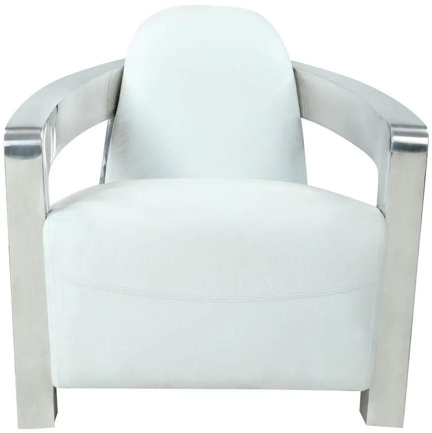 Karina Chair in White by Chintaly Imports