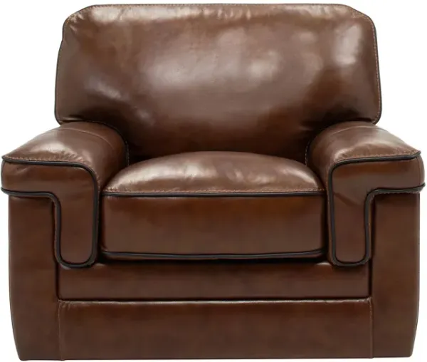 Colton Leather Swivel Chair