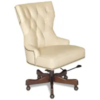 Primm Executive Swivel Tilt Chair in Beige by Hooker Furniture