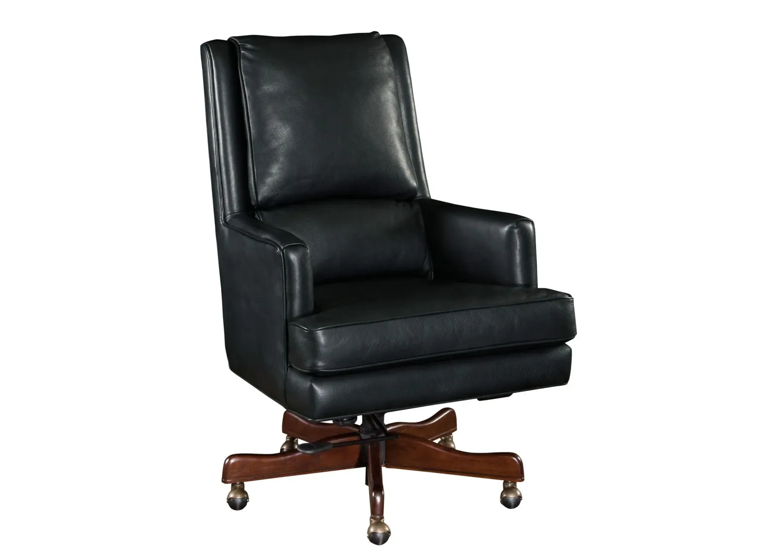 Wright Executive Swivel Tilt Chair in Black by Hooker Furniture