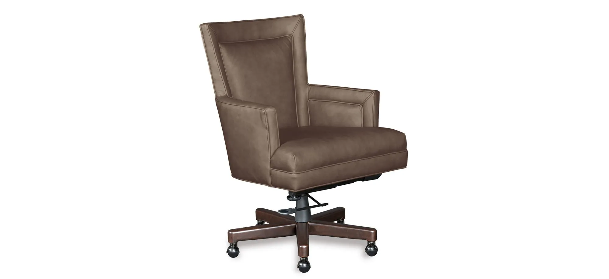 Rosa Executive Swivel Tilt Chair in Brown by Hooker Furniture