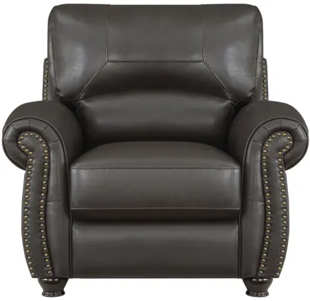 Clifton Chair in Dark Brown by Homelegance