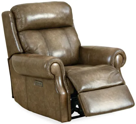 Brooks Power Recliner in Brown by Hooker Furniture