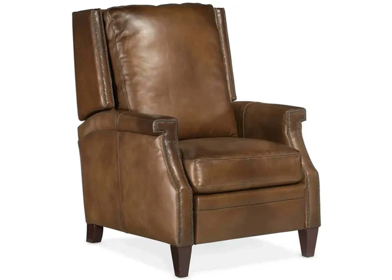 Collin Push Back Recliner in Brown by Hooker Furniture