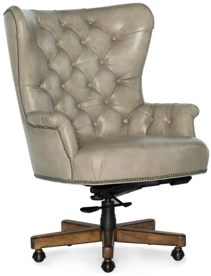 Issey Executive Swivel Tilt Chair in Beige by Hooker Furniture