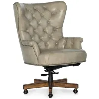Issey Executive Swivel Tilt Chair in Beige by Hooker Furniture