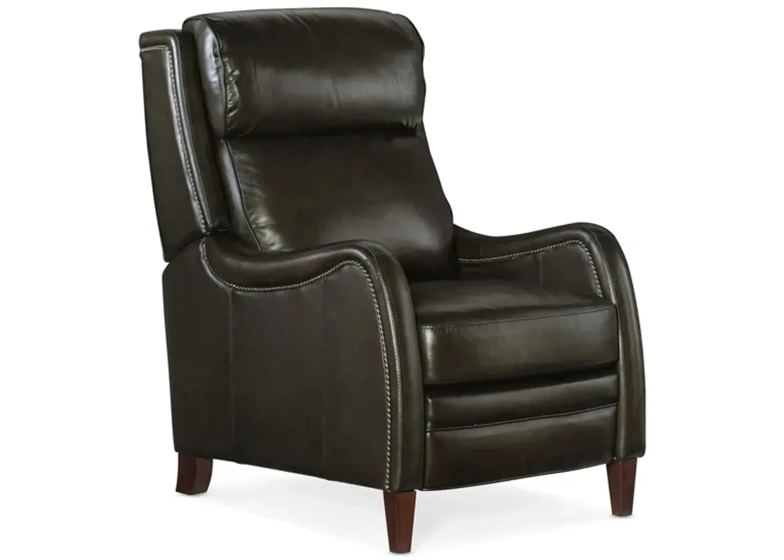 Stark Manual Push Back Recliner in Brown by Hooker Furniture