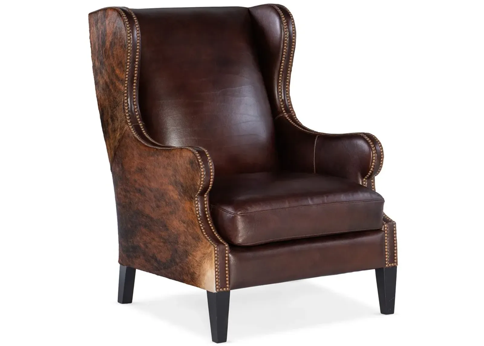 Lily Club Chair in Debonair Espresso by Hooker Furniture