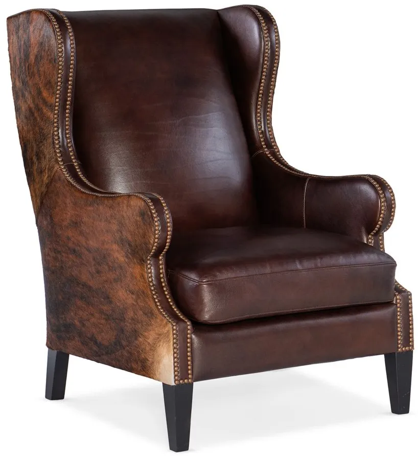 Lily Club Chair in Debonair Espresso by Hooker Furniture