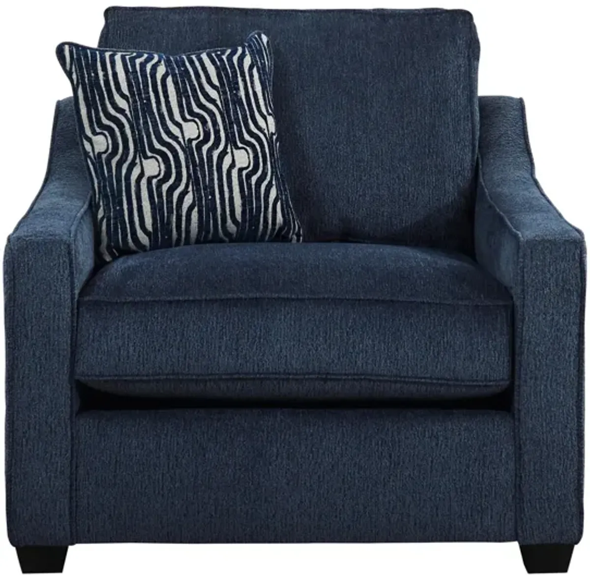 Arro Chair in Plush Navy by Behold Washington