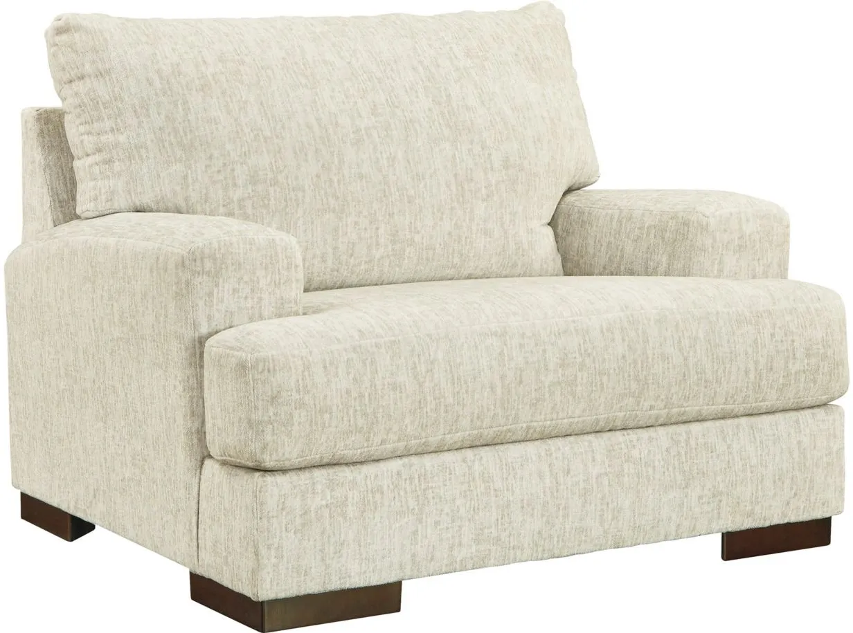 Hillston Chenille Chair in Beige by Ashley Furniture