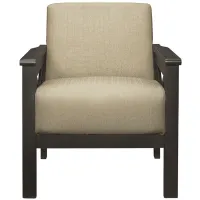 Quill Accent Chair in Light Brown by Homelegance