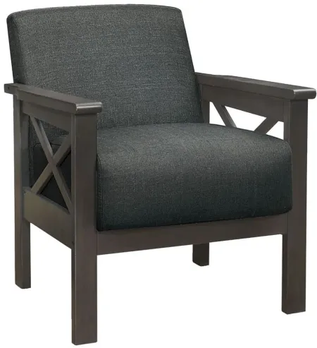 Quill Accent Chair in Dark Gray by Homelegance