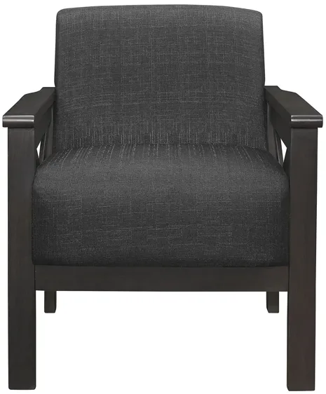 Quill Accent Chair in Dark Gray by Homelegance