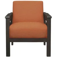 Quill Accent Chair in Orange by Homelegance