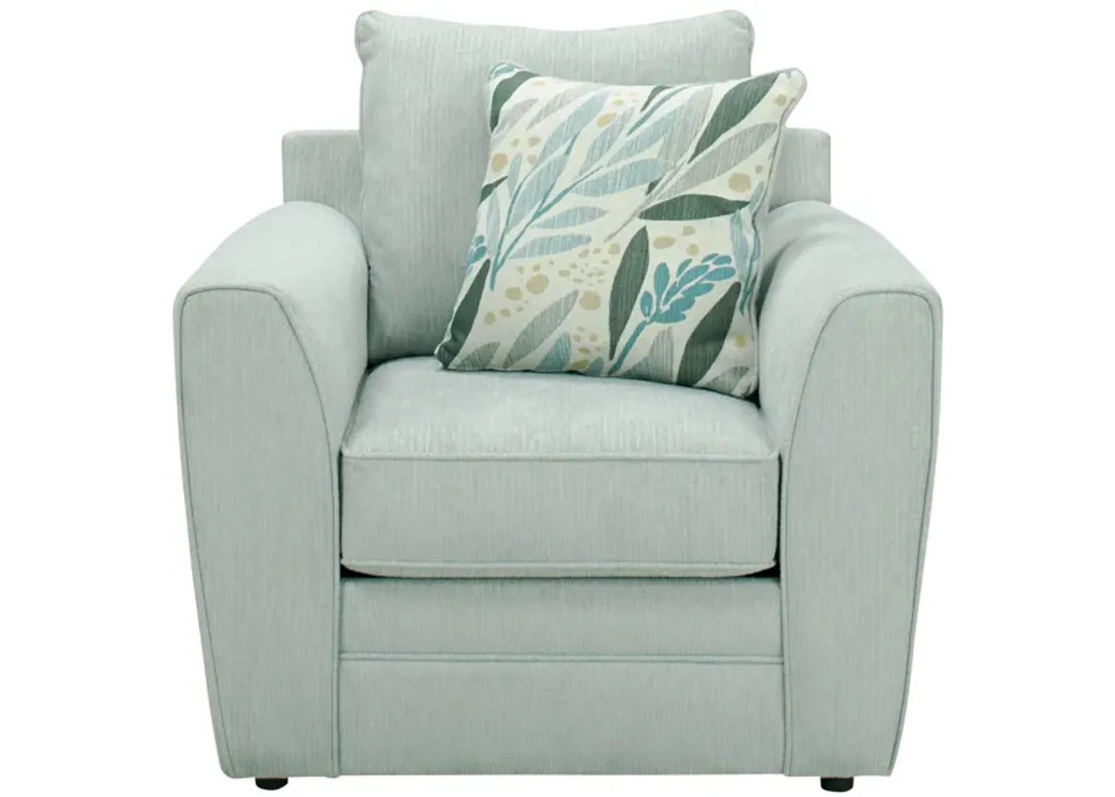 Meadow Chair in First Times Seafoam by Fusion Furniture