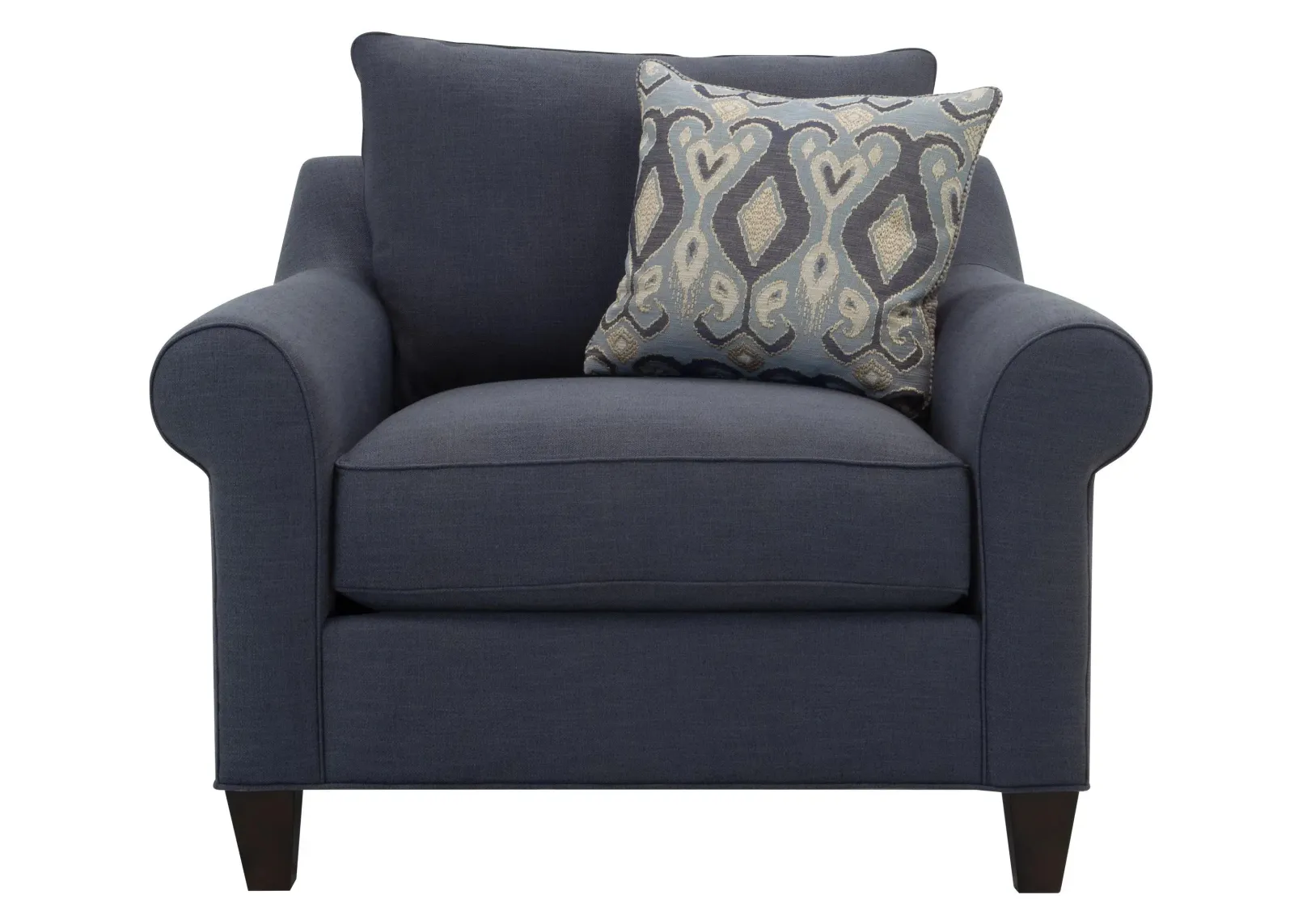 Gemma Chair in Effie Indigo by H.M. Richards