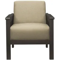Harold Accent Chair in Light Brown by Homelegance