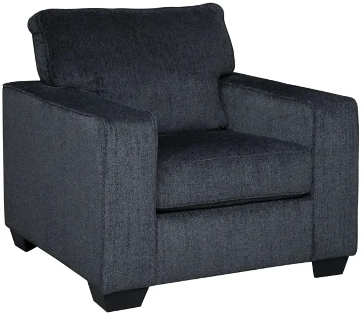 Adelson Chenille Chair in Slate Gray by Ashley Furniture