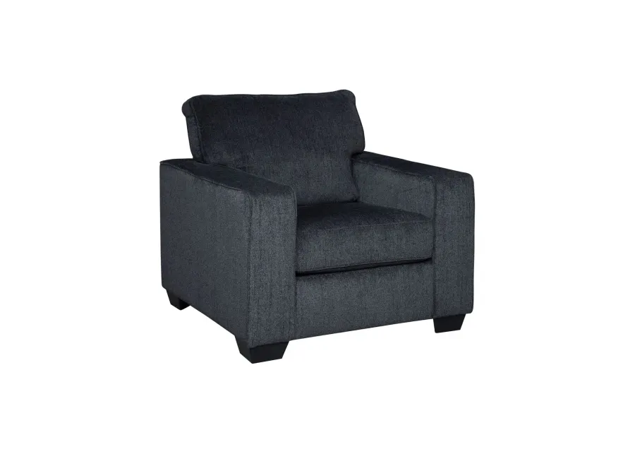 Adelson Chenille Chair in Slate Gray by Ashley Furniture