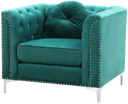 Delray Chair in Green by Glory Furniture