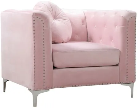 Delray Chair in Pink by Glory Furniture
