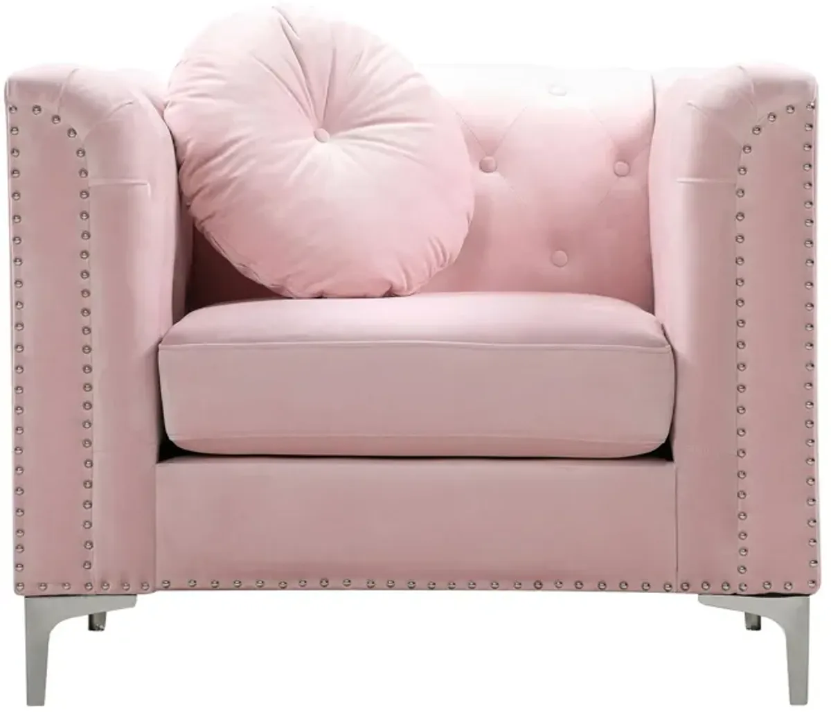 Delray Chair in Pink by Glory Furniture