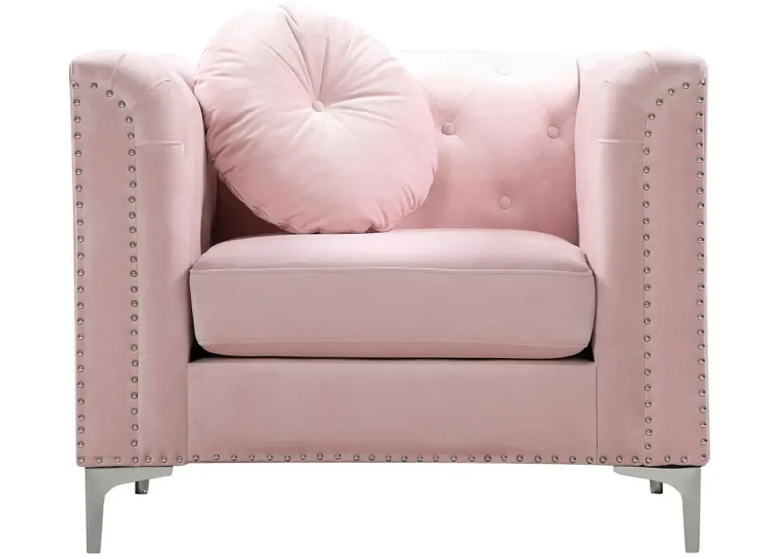 Delray Chair in Pink by Glory Furniture