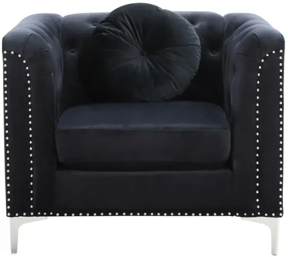 Delray Chair in Black by Glory Furniture