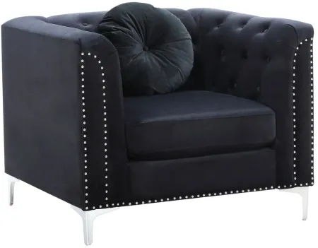Delray Chair in Black by Glory Furniture