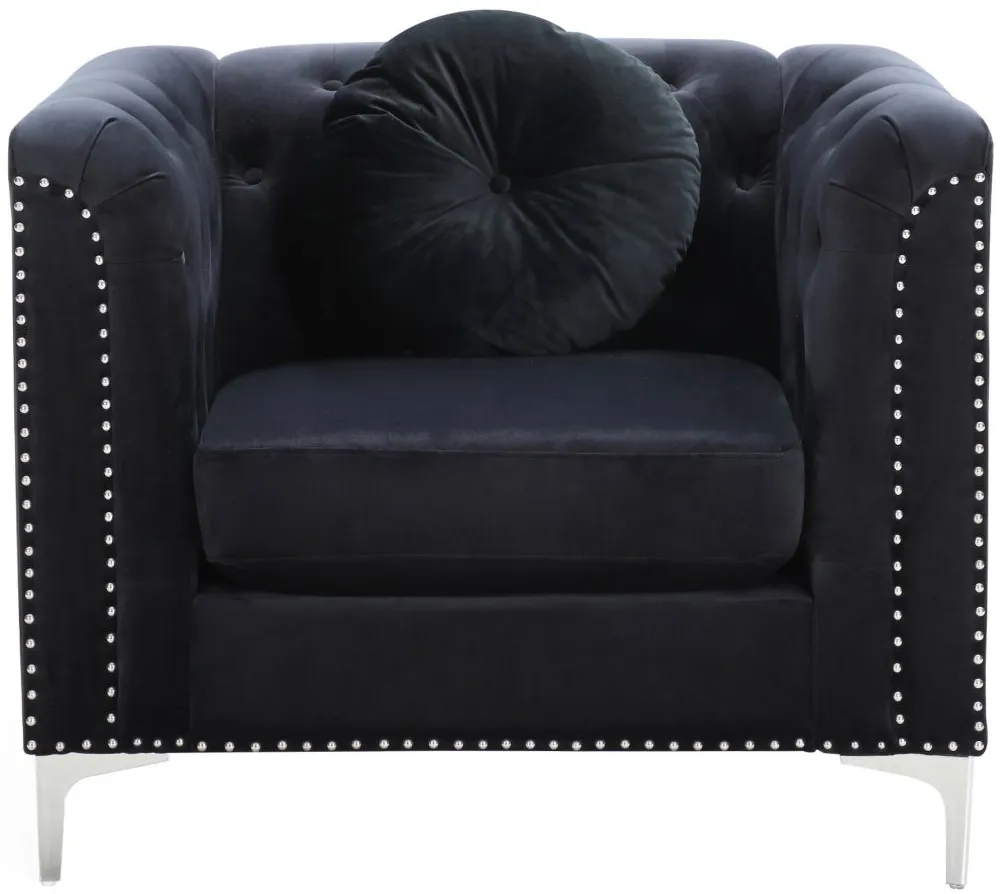 Delray Chair in Black by Glory Furniture