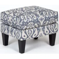 June Ottoman in Cabash Denim by Chairs America