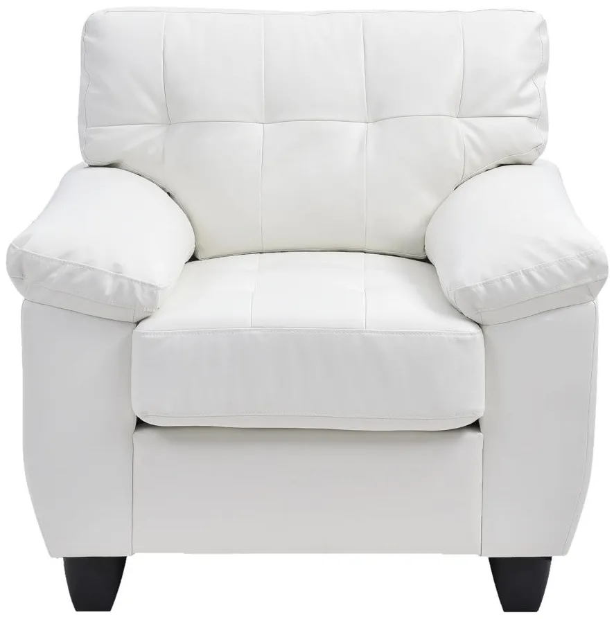 Gallant Chair in White by Glory Furniture
