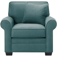 Glendora Chair in Santa Rosa Turquoise by H.M. Richards