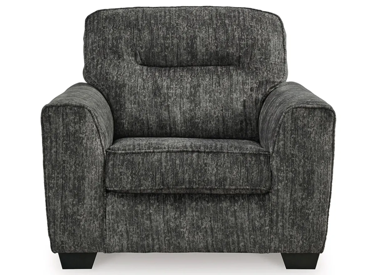 Lonoke Oversized Chair in Gunmetal by Ashley Furniture