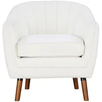 Brynda Accent Chair in White by Homelegance