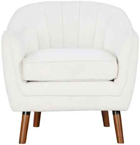 Brynda Accent Chair in White by Homelegance