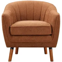 Brynda Accent Chair in Rust by Homelegance