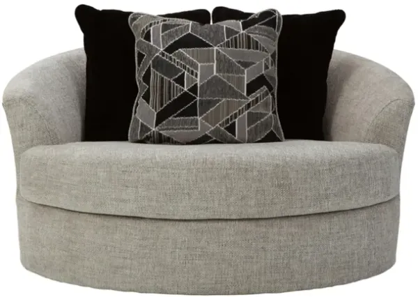 Megginson Oversized Round Swivel Chair