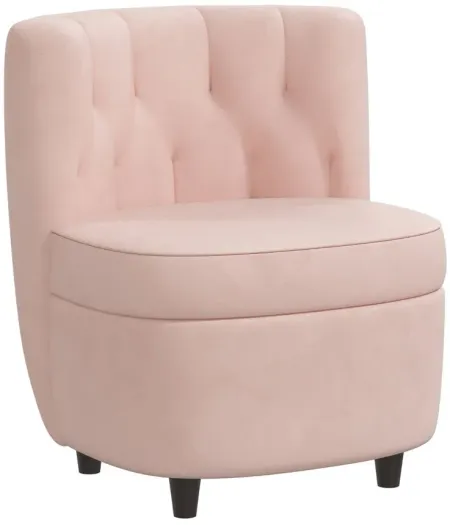 Zaire Chair in Velvet Blush by Skyline