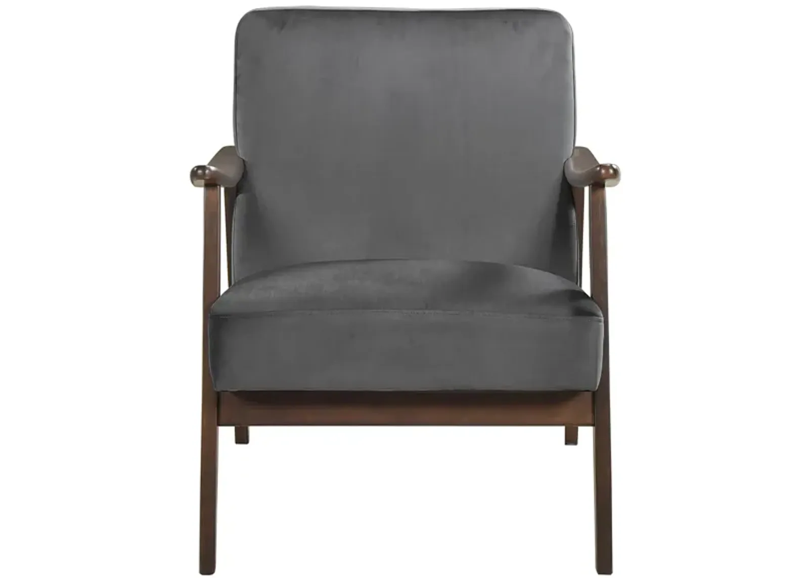 Lucille Accent Chair in Dark Gray by Homelegance