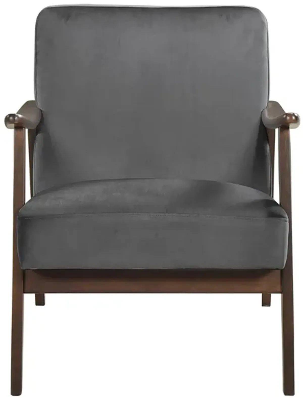 Lucille Accent Chair in Dark Gray by Homelegance