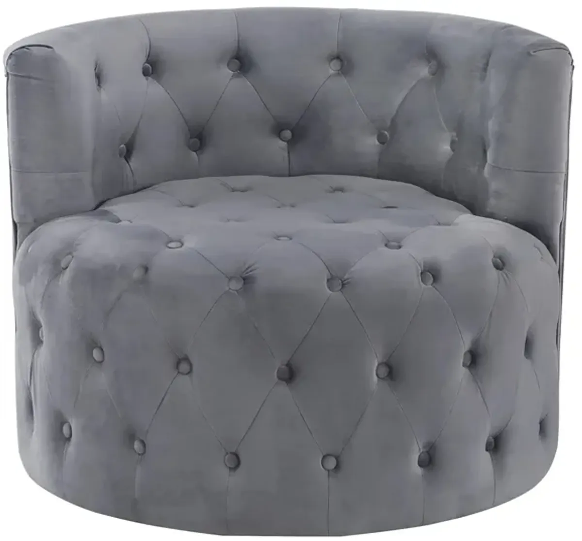 Maypop Swivel Chair in Gray by Homelegance