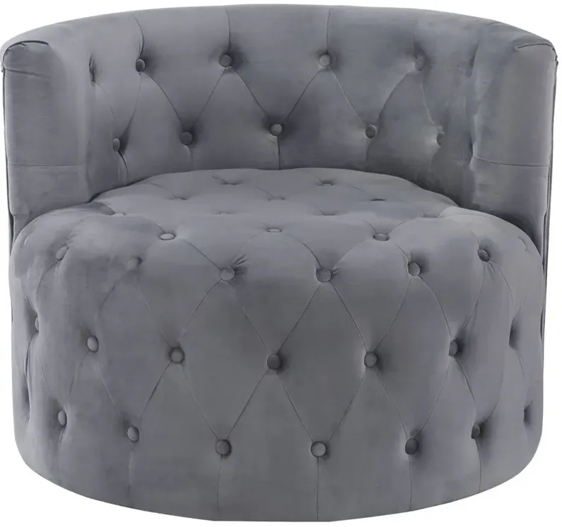 Maypop Swivel Chair in Gray by Homelegance