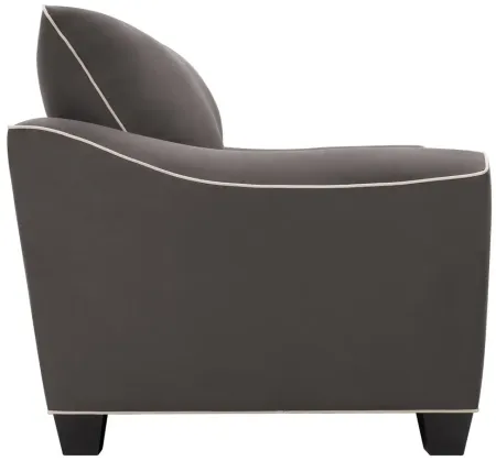 Briarwood Chair-and-a-Half in Suede So Soft Slate/Lt Taupe by H.M. Richards