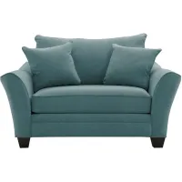Briarwood Chair-and-a-Half in Santa Rosa Turquoise by H.M. Richards