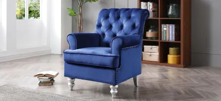 Anna Occasional Chair in BLUE by Glory Furniture