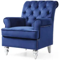 Anna Occasional Chair in BLUE by Glory Furniture