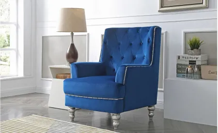 Pamona Occasional Chair in BLUE by Glory Furniture