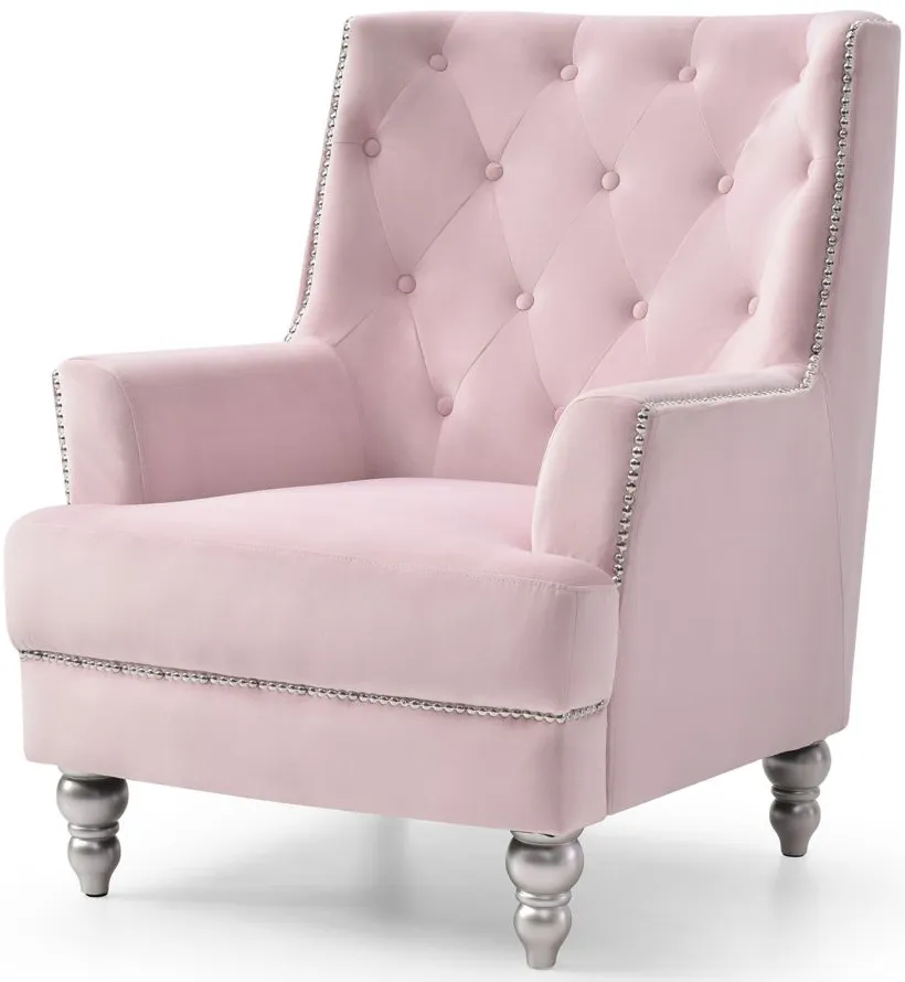 Pamona Occasional Chair in PINK by Glory Furniture